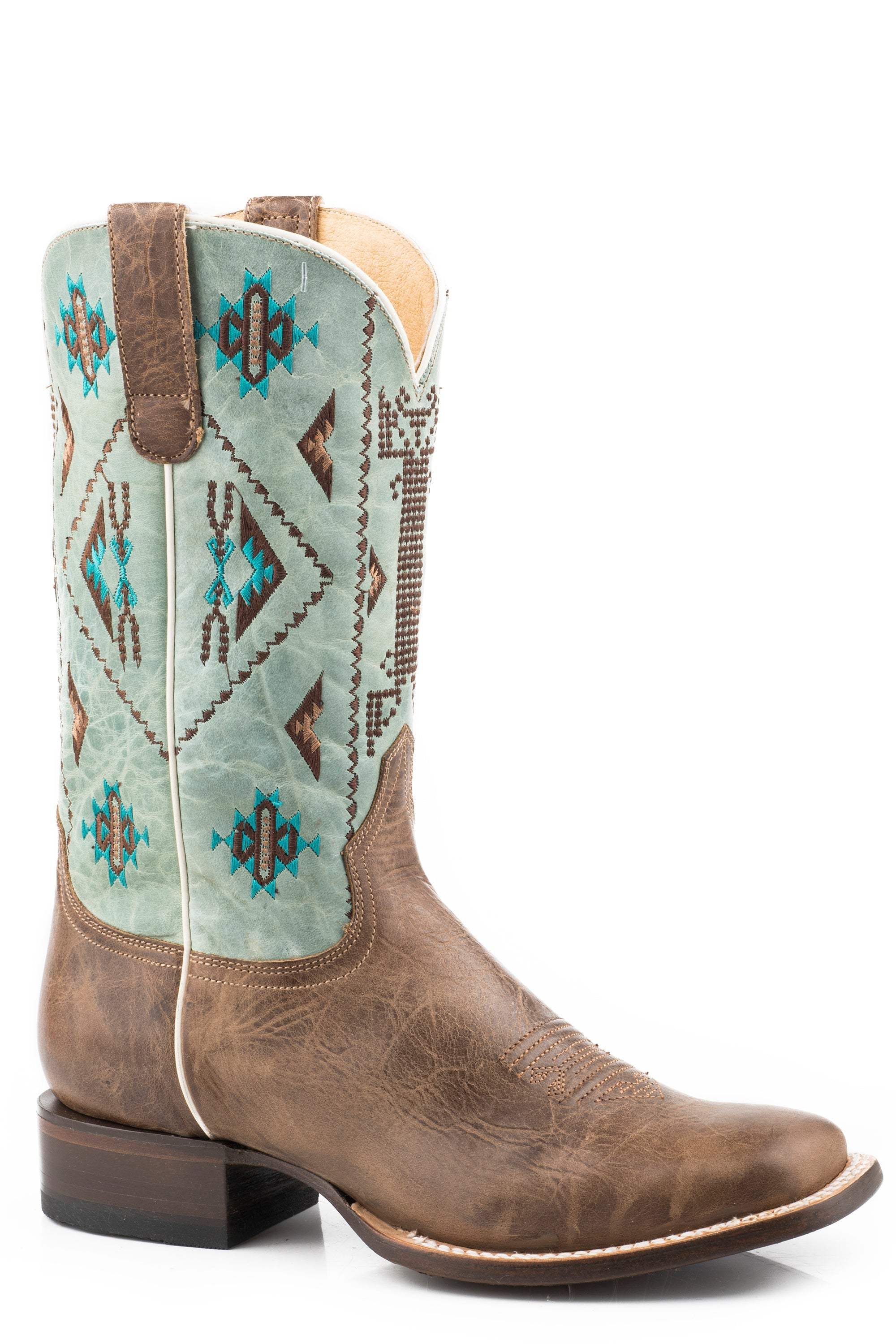 Roper Womens Burnish Brown Leather Vamp - Roper - Flyclothing LLC