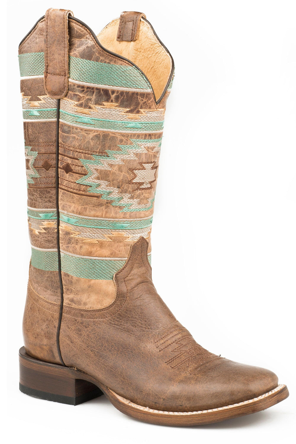 Roper Womens Waxy Brown Leather Vamp  Upper - Roper