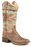Roper Womens Waxy Brown Leather Vamp  Upper - Roper