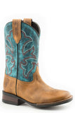 Roper Big Boys Tan Burnished Leather Vamp - Roper - Flyclothing LLC