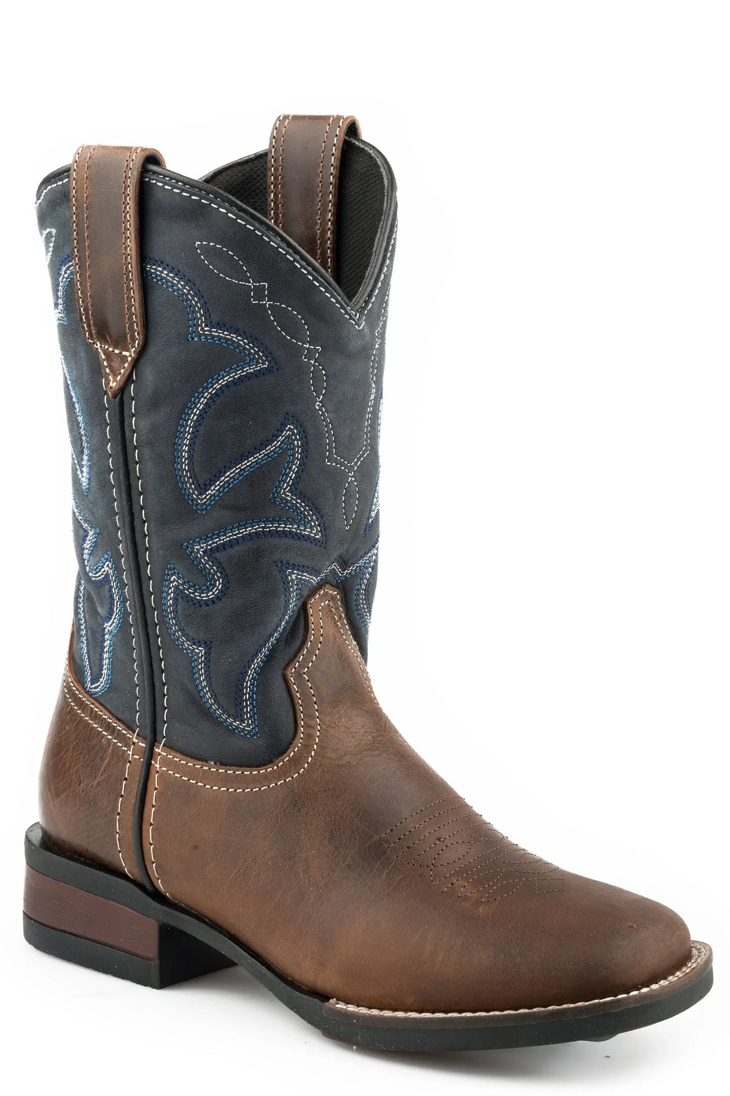 Roper Big Boys Brown Burnished Leather Vamp - Roper - Flyclothing LLC