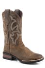 Roper Big Boys Beige Oiled Suede Leather - Roper