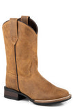 Roper Big Boys Tan Oiled Suede Leather - Roper