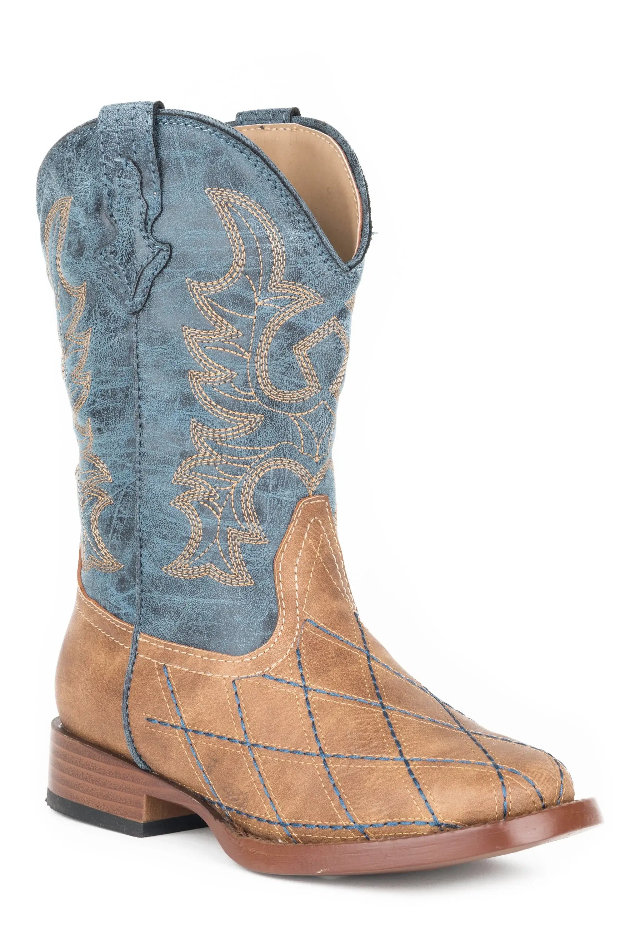 Roper Big Boys Tan And Navy - Roper - Flyclothing LLC