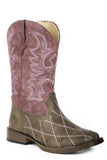 BIG ROPER GIRLS BROWN AND RASPBERRY - Roper