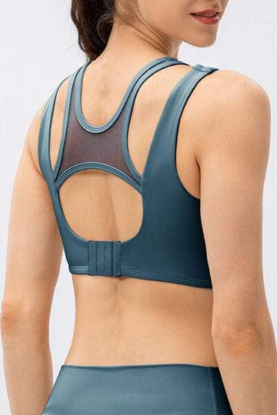 Cutout Wide Strap Active Tank - Trendsi - Flyclothing LLC