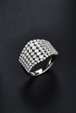 1.21 Carat Moissanite 925 Sterling Silver Ring - Trendsi