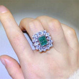 3 Carat Moissanite 925 Sterling Silver Ring - Trendsi - Flyclothing LLC