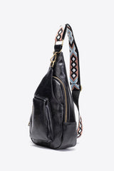 All The Feels PU Leather Sling Bag - Trendsi