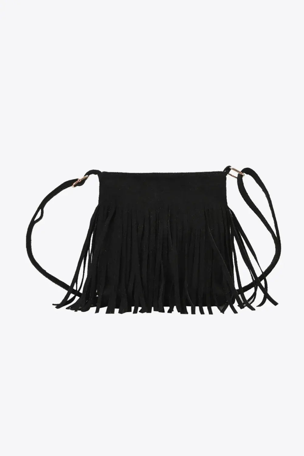 PU Leather Crossbody Bag with Fringe - Trendsi - Flyclothing LLC