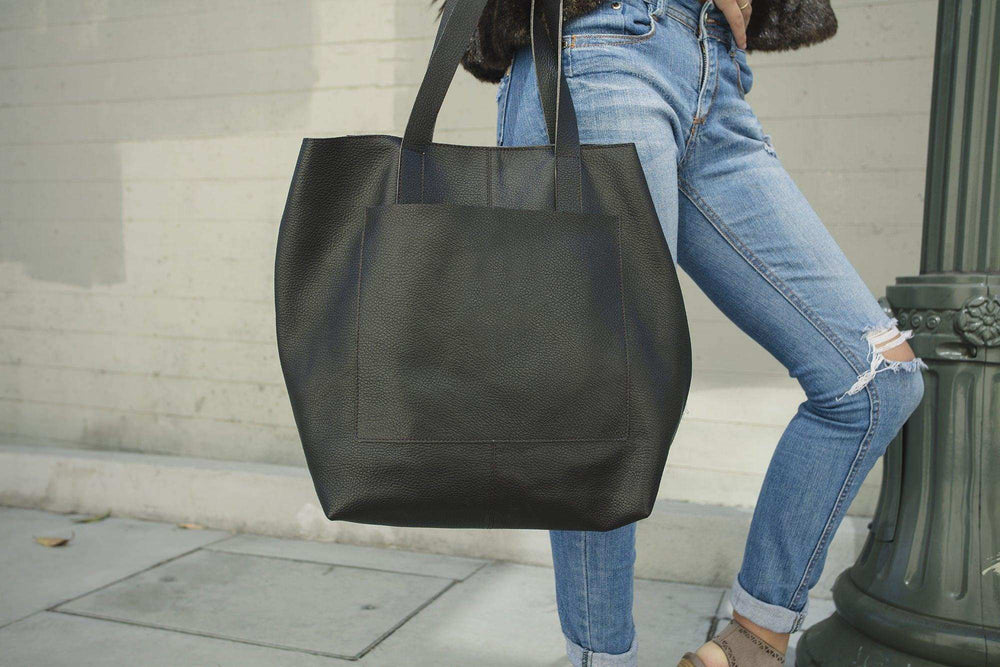 Kiko Leather Journalist Tote - Kiko - Flyclothing LLC