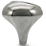 Alamode Ruthenium Brass Ring with Synthetic Garnet in Ruby - Alamode - Flyclothing LLC