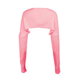 Long Sleeve Knit Bolero - Trendsi - Flyclothing LLC