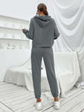 Sports Hoodie and Joggers Set - Trendsi