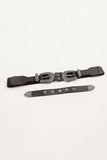 Symmetrical Zinc Alloy Buckle PU Leather Belt - Trendsi