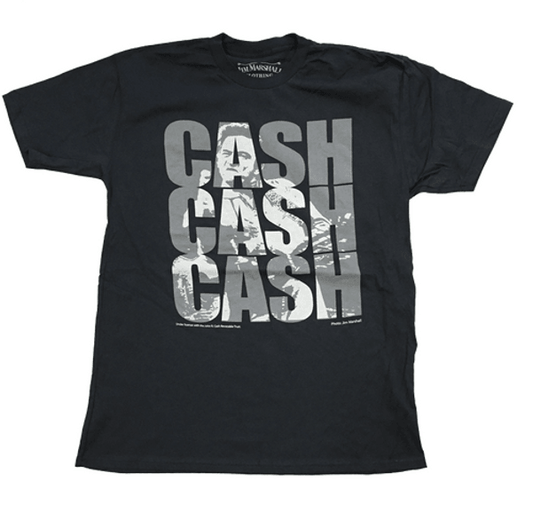 Jim Marshall Johnny Cash Tripple Cash T-Shirt - Flyclothing LLC