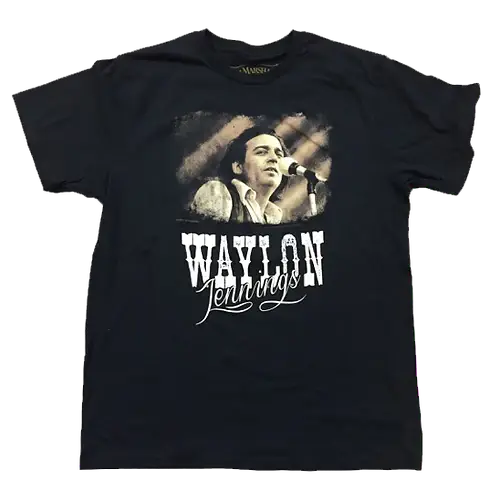 Waylon Jennings The Outlaw T-Shirt - Jim Marshall - Flyclothing LLC