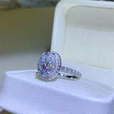 5 Carat Moissanite 925 Sterling Silver Ring - Trendsi