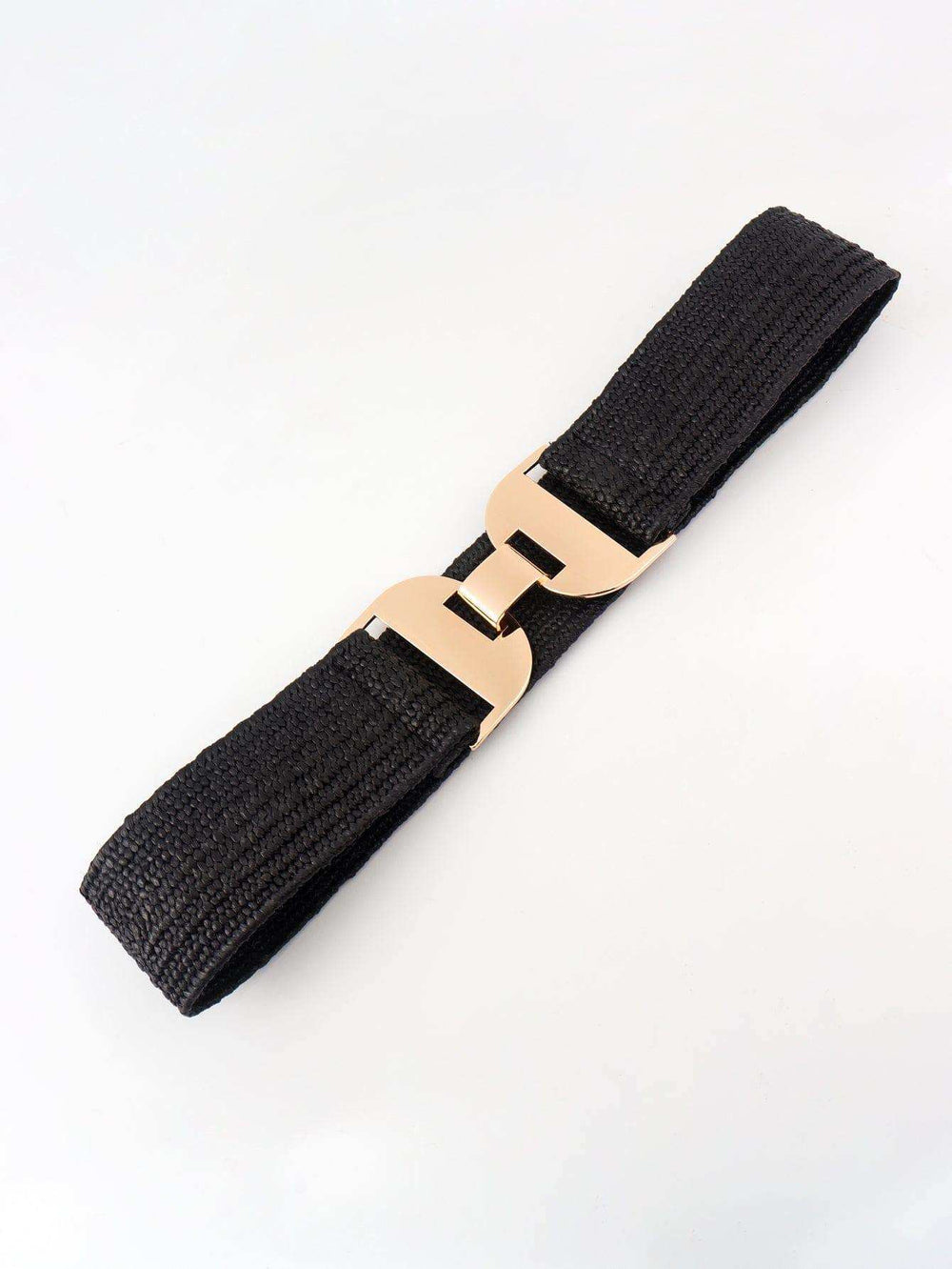 Alloy Buckle Elastic Belt - Trendsi - Flyclothing LLC