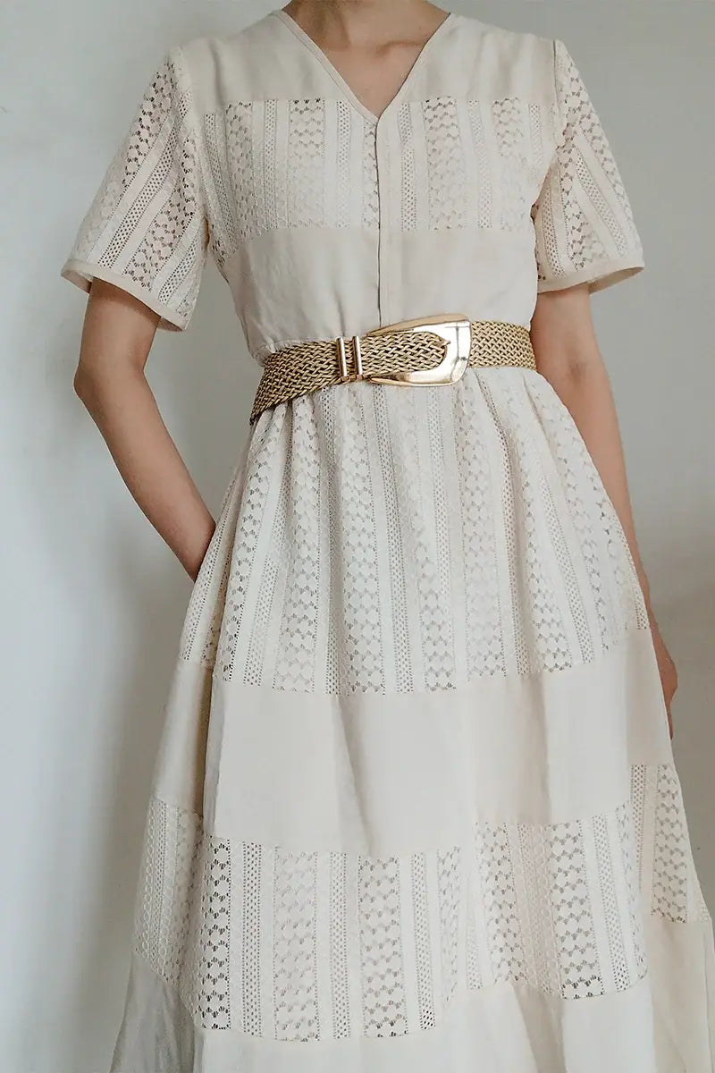Irregular Buckle Braid Belt - Trendsi - Flyclothing LLC