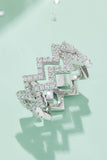 Moissanite Zigzag Stacking Rings - Trendsi