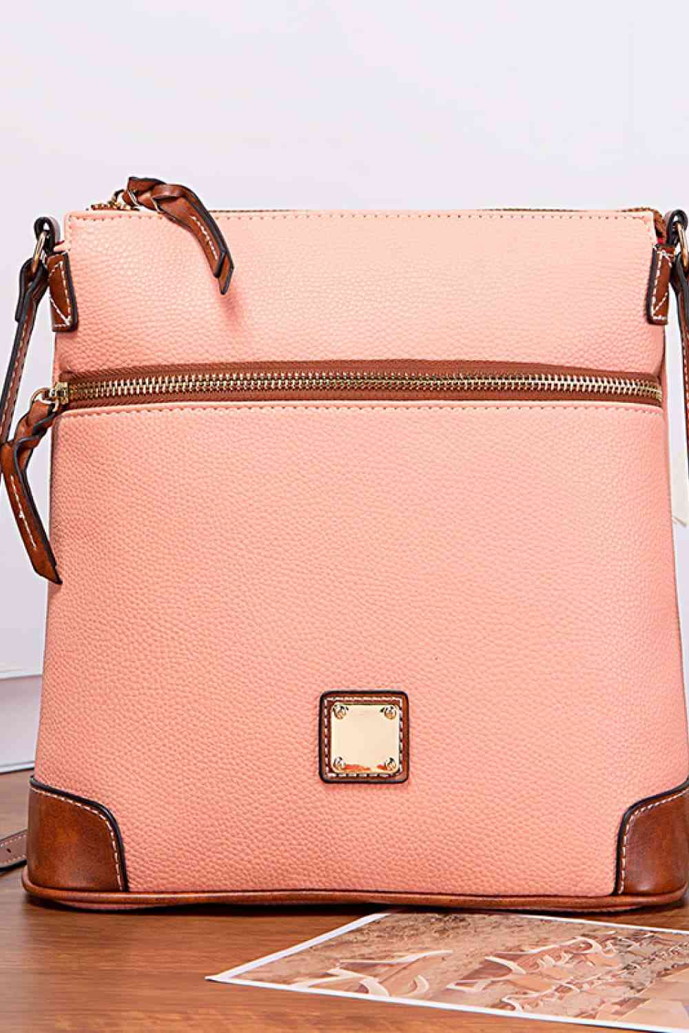 PU Leather Crossbody Bag - Trendsi - Flyclothing LLC