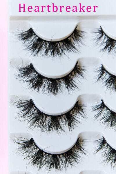 SO PINK BEAUTY Mink Eyelashes 5 Pairs - Trendsi - Flyclothing LLC