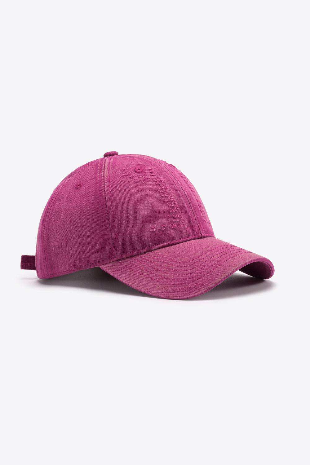 Distressed Adjustable Baseball Cap - Trendsi - Flyclothing LLC