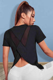 Round Neck Short Sleeve T-Shirt - Trendsi
