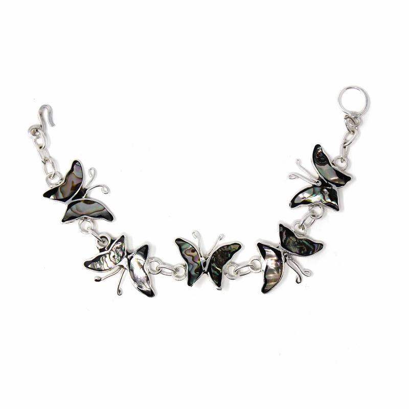 Bracelet, Abalone Butterflies - Artisana - Flyclothing LLC