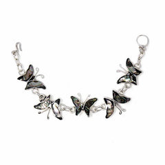 Bracelet, Abalone Butterflies - Flyclothing LLC