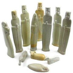 Natural Soapstone 6-inch Nativity Set - Smolart - Smolart