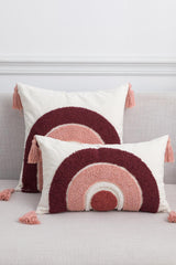 Geometric Graphic Tassel Decorative Throw Pillow Case - Flyclothing LLC