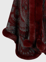 Printed Open Front Poncho - Trendsi - Flyclothing LLC
