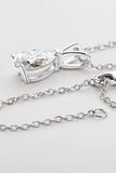 1.5 Carat Moissanite Pendant 925 Sterling Silver Necklace - Trendsi - Flyclothing LLC