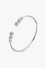 1.8 Carat Moissanite 925 Sterling Silver Bracelet - Trendsi