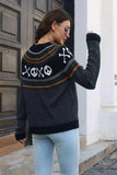 Ribbed Round Neck Long Sleeve Pullover Sweater - Trendsi