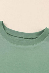 Side Slit Drop Shoulder Sweatshirt - Trendsi - Flyclothing LLC
