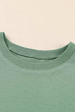Side Slit Drop Shoulder Sweatshirt - Trendsi - Flyclothing LLC