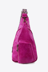 All The Feels PU Leather Sling Bag - Trendsi