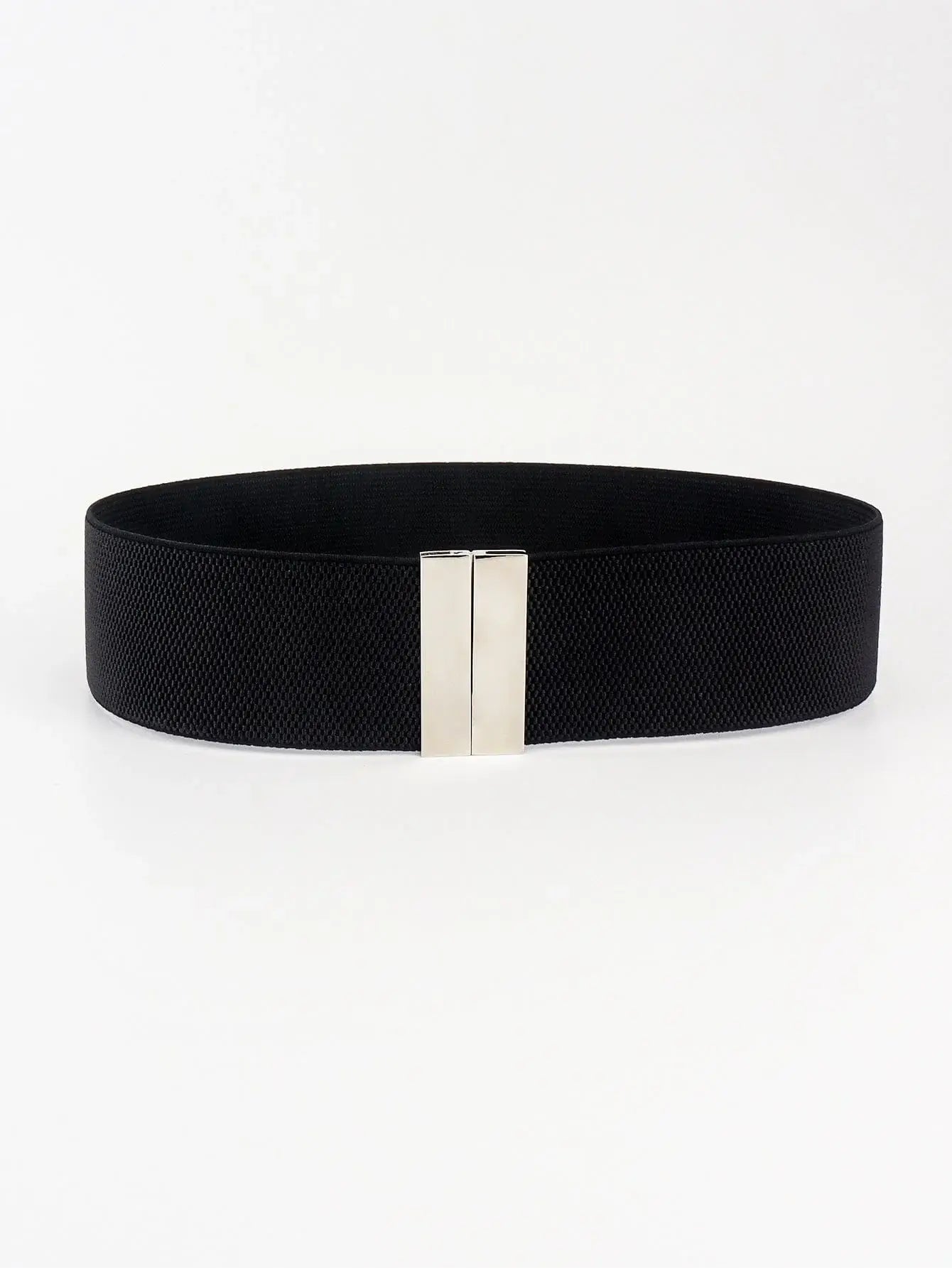 Alloy Buckle Elastic Belt - Trendsi - Flyclothing LLC