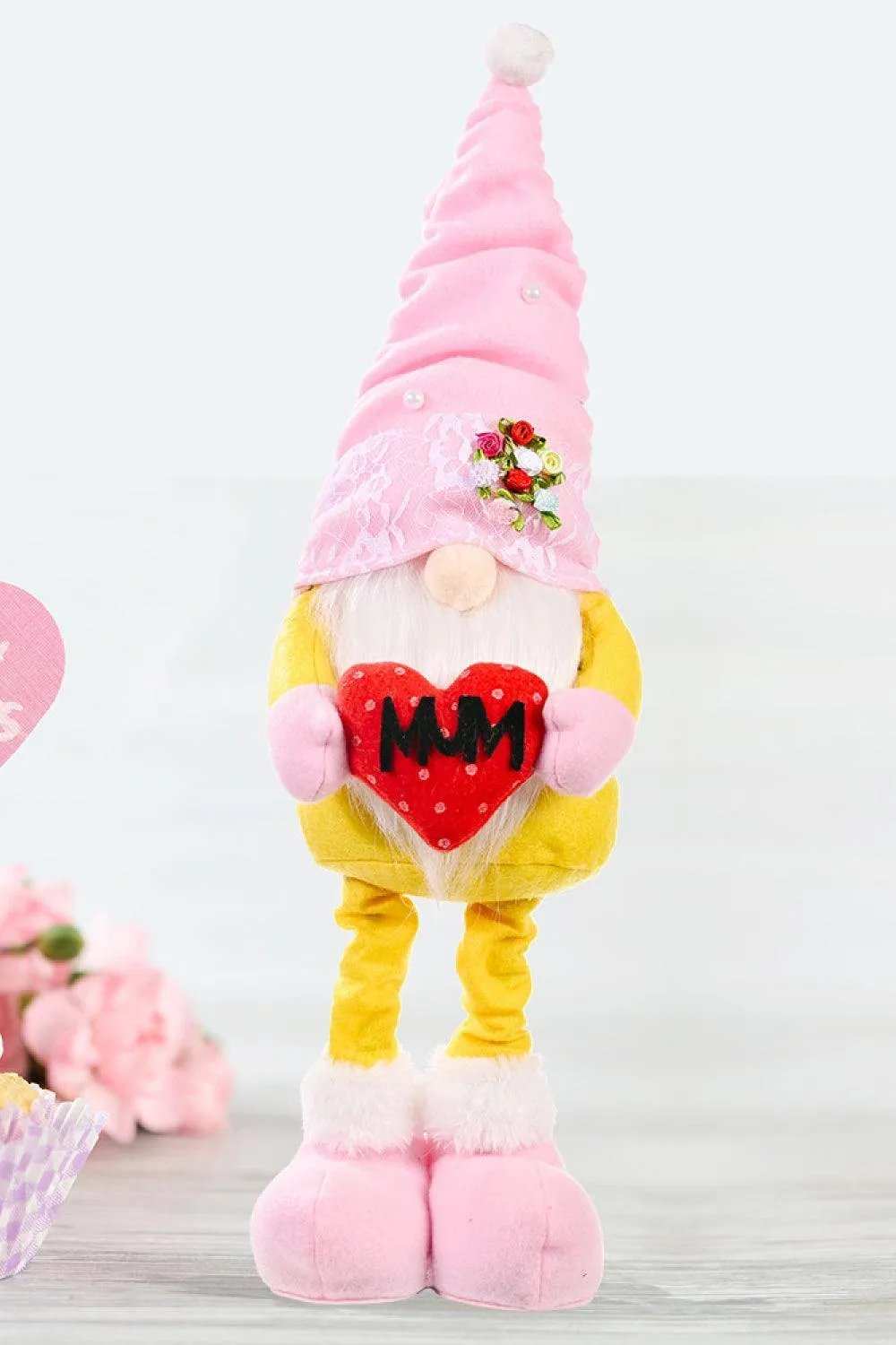 Mother's Day Pearl Decor Faceless Gnome - Trendsi - Flyclothing LLC