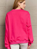 Simply Love Full Size Dropped Shoulder Sweatshirt - Trendsi