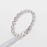 925 Sterling Silver Zircon Ring - Trendsi - Flyclothing LLC