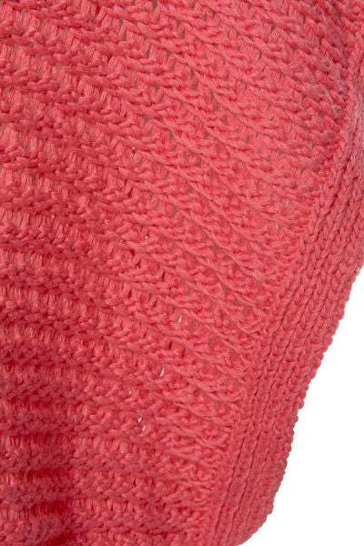 Boat Neck Short Sleeve Sweater - Trendsi - Flyclothing LLC