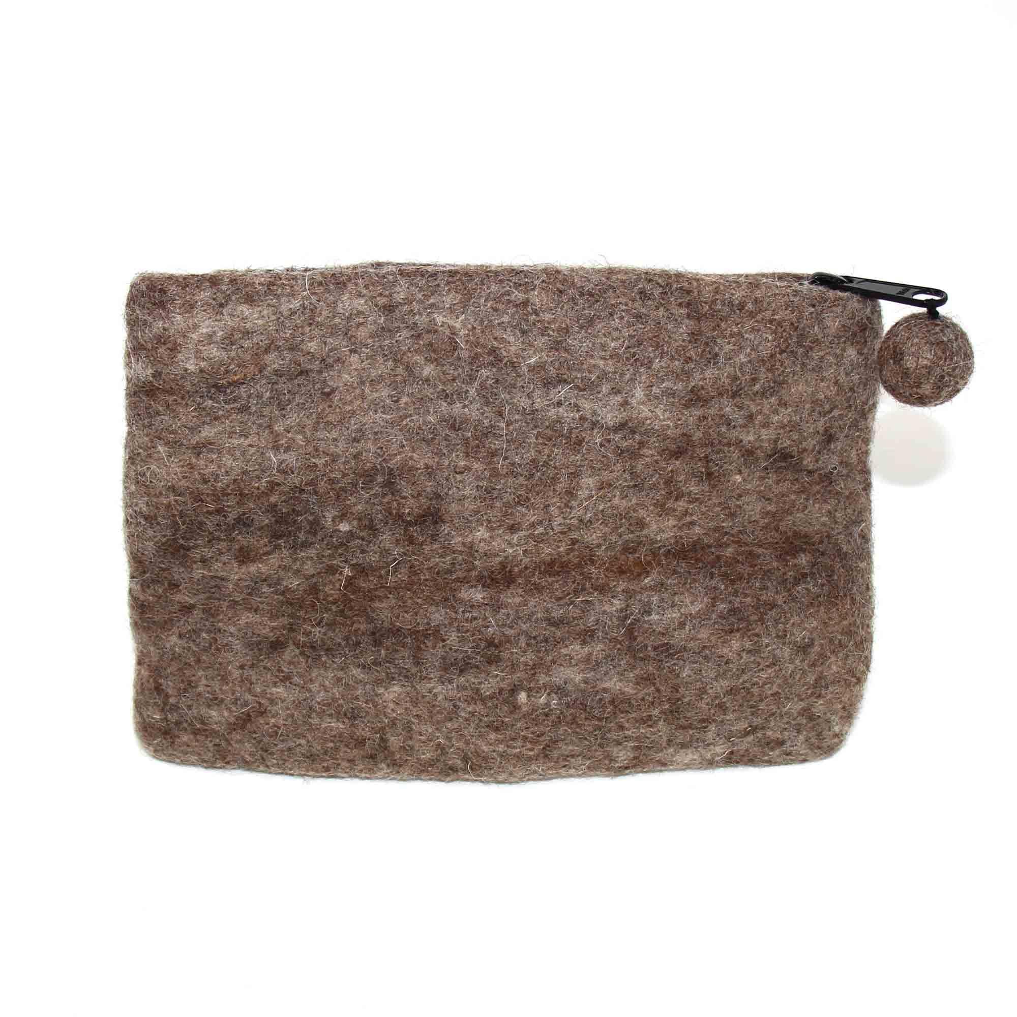 Hand Crafted Felt: Llama Pouch - Global Groove Direct
