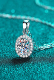 Be The One 1 Carat Moissanite Pendant Necklace - Trendsi