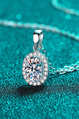 Be The One 1 Carat Moissanite Pendant Necklace - Trendsi