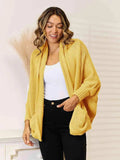 Open Front Cardigan with Pockets - Trendsi - Flyclothing LLC