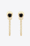 Inlaid Moissanite Chain Earrings - Trendsi